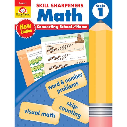 Evan-Moor Educational Publishers Skill Sharpeners: Math, Grade 1
